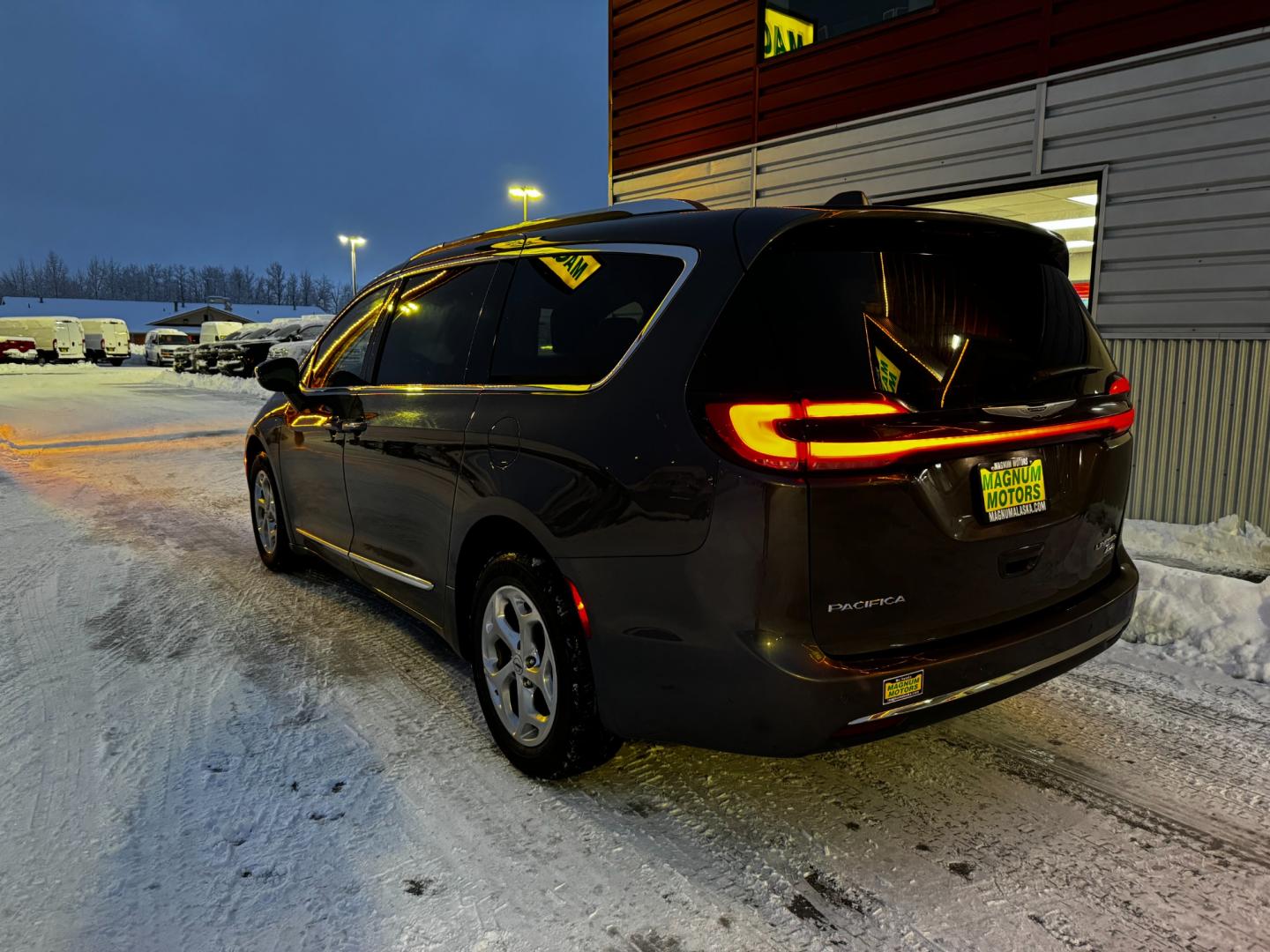 2021 Gray /Black Chrysler Pacifica LIMITED (2C4RC3GG6MR) , located at 1960 Industrial Drive, Wasilla, 99654, (907) 274-2277, 61.573475, -149.400146 - Photo#3